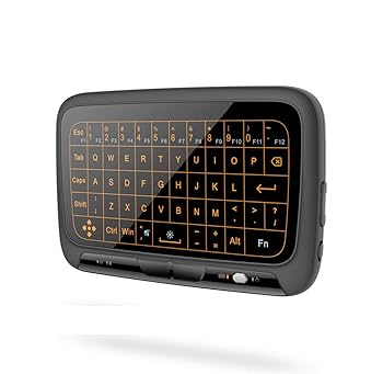 【中古】フルスクリーンタッチキーボード、バックライト付き2.4Ghzミニワイヤレスハンドヘルドリモートキーボード、ウィンドウ、Linux、Android OS、標準｜AJIMURA-SHOP
