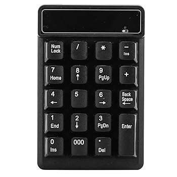 【中古】19キーBluetoothテンキー、数千キーテンキー、防水ポータブルテンキー、大量のデータの入力作業を簡素化