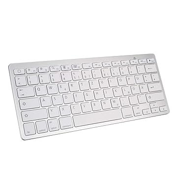 【中古】PC、ノートパソコン、スマートテレビ、Qwertzドイツのレイアウト、防水、静かな、長いスタンバイには、AA電池が含まれていない、無線のキーボー