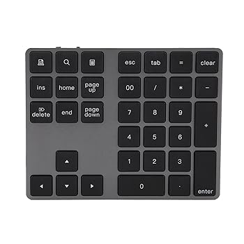 【中古】テンキーボード 財布に入れる Bluetooth3.0 ナンバーパッド アルミニウム合金 学習 会計 オフィス 作業
