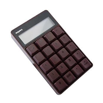 【中古】【未使用】テンキーパッド 電卓機能付 数字キー 2.4G ワイヤレス テンキー 電卓 数字キーボード 20キー メカニカル 拡張 片手キーボード 会計 銀行 金融 多