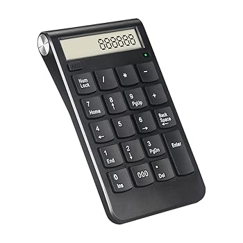【中古】【未当て嵌める】無線電話 テンキー 携帯電話鍵盤 計算器 携帯電話パッド 数詞手がかりパッド 19手がかり 申し受ける式 デジタル見せびらかす 携帯型 学習机とっ始め ラップトッ