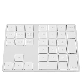 【中古】【未使用】ワイヤレス数字キーパッド 軽量 互換性 テンキーボード 超薄型 作業 会計 オフィス 学習