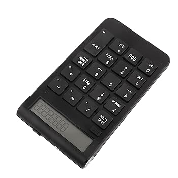 【中古】電卓 テンキー 、ワイヤレス ナンバー パッド 29 キー ワイヤレス キーパッド Abs 2.4G ワイヤレス キーパッド 29 キー LCD ディスプレイ付き数