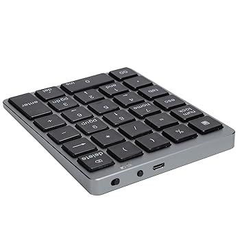 【中古】【未使用】Bluetooth テンキーパッド テンキーパッド 充電式 アルミ合金 ABS 3.0 ワイヤレス メカニカル テンキーパッド ノート デスクトップ Cfor OMPuter