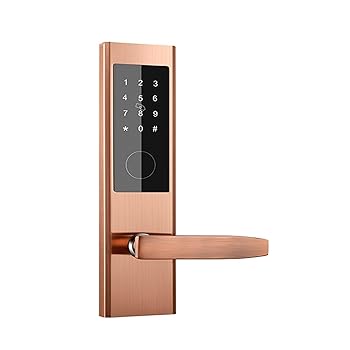 【中古】【未使用】ホームスマート電子テンキーボード、パスワード、ドアロック、スマートロック (Color : Red Bronze)｜AJIMURA-SHOP