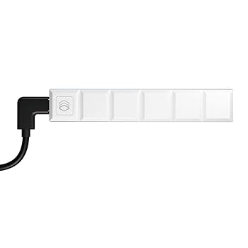 【中古】【未使用】エアリア センサー式 ショートカットキー 5キー USB接続 TypeC SD-TOUCHBAR-WH