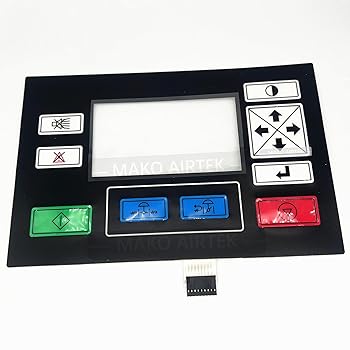 【中古】【未当て嵌める】MAKO AIRTEK キーパッドメンブレン Ingersoll Rand相応う (22110407 デカール)