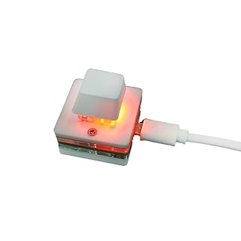 【中古】ワンボタン コピー&ペースト キーパッド USB テンキー プログラミング マクロ サイレント スイッチ 赤/緑/茶/白 実用的