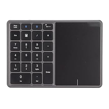 【中古】【未使用】ワイヤレステンキー 22キータッチパッド付きBluetoothテンキー ラップトップ用 サイズが小さく 軽量で 非常に便利でポータブルです