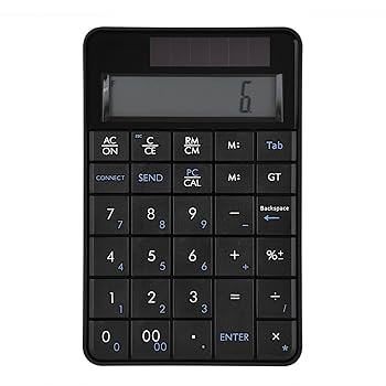【中古】【未使用】ミニテンキー LCD ディスプレイ付き電卓ワイヤレステンキー 2 4 グラム USB デバイスフルサイズ 互換性 29 キー広くのあるテンキーパッド