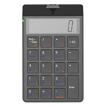 【中古】無線電話Bluetooth4 0テンキー 計算器役立つこと付き添い人の申し受ける式19キーサイレントキーパッド 経口避妊薬 かっこ良い電話機 一回りとっ始めに適してい