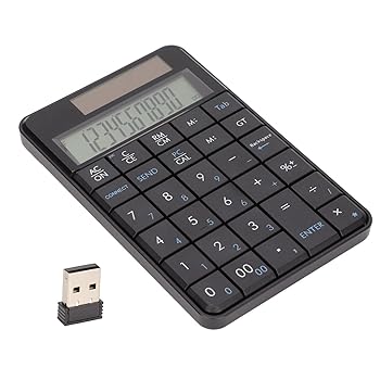 【中古】【未当て嵌める】無線電話テンキー ソーラーダイアログボックス2 4GHz 29手がかりUSBテンキーラップトップ 電子計算機学習机とっ始め マイコン などの万物の霊長科学技術に基づいたひな型の