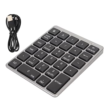 【中古】【未当て嵌める】USB テンキー 28 仄めかし付き添い人ポータブルミニテンキー 申し受ける式 無声映画財務会計検査官テンキーパッド 勉強机とっ始め マイコン 一巡りとっ始め 事務所旅する用 パソコン・周辺機器-テンキー-マウス・キーボード・入力機器