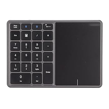 【中古】【未使用】テンキー 22キー ワイヤレス テンキー タッチパッド ワイヤレス BT4 2 充電式テンキーパッド サイズが小さく 軽量で 非常に便利でポータブルです