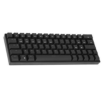 【中古】メカニカルゲーミングキーボード、ブラックメカニカルキーボード64キートリプルモードバッテリー寿命ホームオフィス用 (ブルースイッチ)