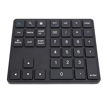 【中古】WirelessNumber Padキーボード35キー,レシーバー付きUSBキーパッドサポートBT5.0 BT3.0, Numeric Keypad Office Accounting Essentialsデスクト