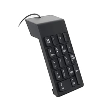 【中古】【未使用】MAKASHOW 耐久性に マルチメディアショートカットを備えたオフィスやゲーム用USBテンキー人間工学キーボード