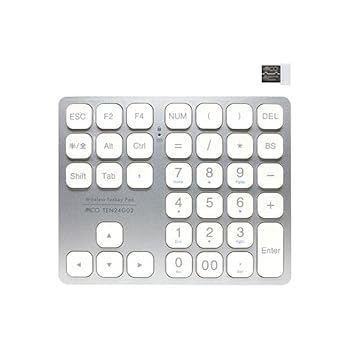 【中古】MCO 方向キー付2.4GHzワイヤレステンキー シルバー TEN24G02／SL top1-ds-2559773 [独自簡易包装]