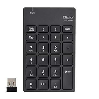 【中古】Digio2 無線 静音テンキーボード ブラック TNK-SR227NBK top1-ds-2527068 [独自簡易包装]