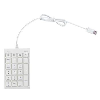 【中古】【未使用】Digio2 有線 USBテンキーボード TNK-SU238W ホワイト top1-ds-2563199 [独自簡易包装]