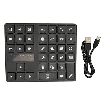 【中古】【未使用】35キーワイヤレステンキー、ポータブルミニBT 5.0充電式スリム外付けテンキーキーボードデータ入力、ラップトップ、デスクトップ、PC、ノートブ