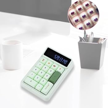 【中古】【未使用】Cnrfeoap コンピューター テンキー メカニカル テンキー 電卓機能 17キー 機能番号パッド