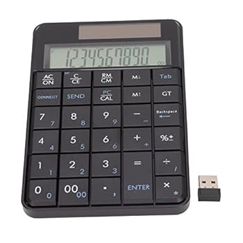 【中古】ワイヤレスナンバーパッド29キーキー2.4GHz usb接続接続運用マニュアル付き29キー