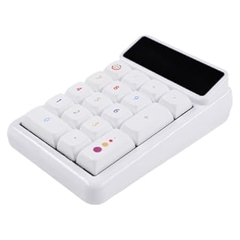 【中古】【未使用】Ksikdeg KM17 メカニカルテンキーパッド 17キー テンキー テンキー キーボード電卓 効率的なデータ入力 ホットスワップ可能