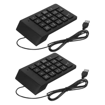 【中古】Homoyoyo 2個 銀行 金融 キーボード キーパッド スリム 数字 USB テンキー 数字 パッド 有線 USB 数字 パッド 7 トップ テンキー キーボード コ