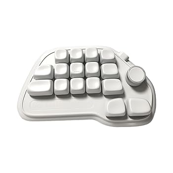 【中古】【未使用】KEXIAOメカニカルナンバーパッドVIAプログラム可能な17キーホットスワップ可能なUSBテンキーパッド。PBTキーキャップとRGBバックライト付き。La