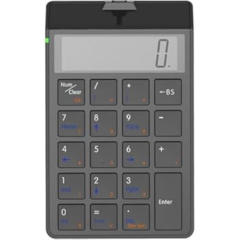 【中古】[otoye] 【Bluetooth テンキー ワイヤレス】電卓機能付き 充電式 19キー サイレント設計｜Windows/iOS/Android対応 超薄型 パソコン スマホ タブ