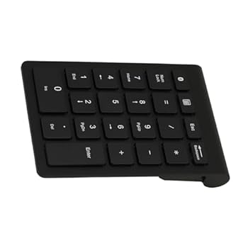 【中古】ワイヤレステンキー、BT5.0 22キーワイヤレステンキー、ポータブルミニ財務会計充電式テンキー、ラップトップ、デスクトップ、PC、ノートブック