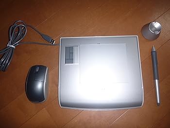 【中古】WACOM Intuos3 A6大きさ 水晶しろがね色 PTZ-430/S0