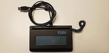 【中古】Topaz SigLite T-LBK460-HSB-R 1x5 LCD Signature Capture Pad USB Connection (Backlit) by Topaz Systems