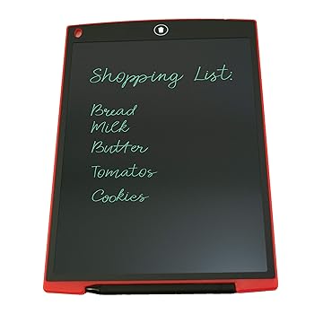 【中古】12in 映写幕 赤いこと ライティングタブレット (ライティングパッド 陰電子車輪止めゲーム盤 神通力スレート Eおぼえ書き帳) 大きさと大きさ