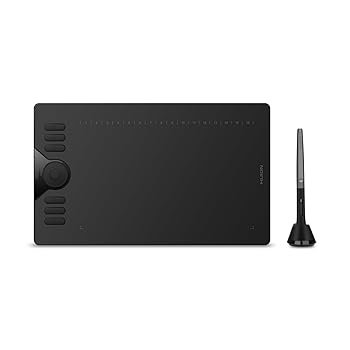【中古】HUION HS610 Drawing Tablet 10x6.25 Inches Android Devices Supported Graphics Digital Tablet Tilt Function Battery-Free Stylus 8192 Pen｜AJIMURA-SHOP