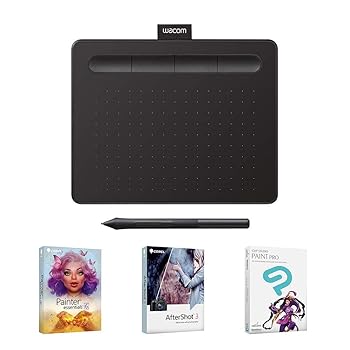 【中古】【未当て嵌める】Wacom Intuos クリエイティブペンタブレット - スモール 黒いこと (取りつくろう版)