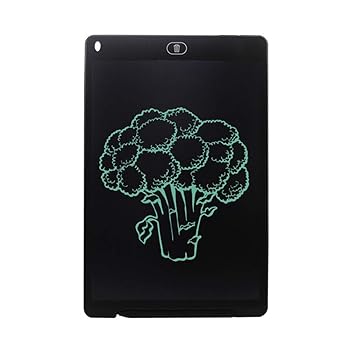 【中古】LCDライティングタブレット 12インチLCDタブレット子供の落書きスマートボードLCDオフィスボードポータブルボード絵画 電子メモ (色 : ブラック,|AJIMURA-SHOP