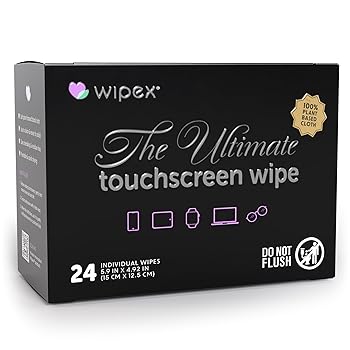 【中古】Wipex (ワイペックス) 映写幕ワイプ 陰電子設備用 24枚 個別荷拵え 草木性スクリーンクリーナーワイプ 大型ソフトフォンワイプ | 陰電子ワイプ (5.