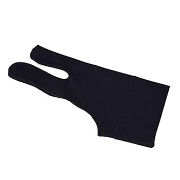 【中古】MEI1JIA （男性用）の両方を右と左の手のためのグラフィックス描画タブレット用 10 PCS 2フィンガー防汚描画グローブ、 (Color : For women)