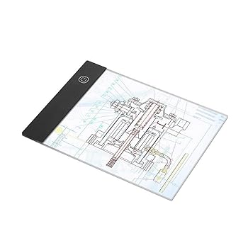 【中古】LED A5グラフィックタブレットライトパッドデジタルタブレットコピーボード 絵画と学習用品
