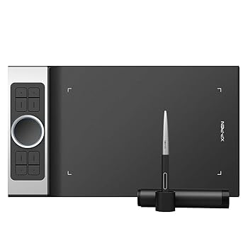 【中古】【未使用】グラフィックタブレット XP-PEN Deco Pro ミディアムペンタブレット 11 x 6インチ ホイール2個とショートカット8個付き 傾斜サポートドローイン