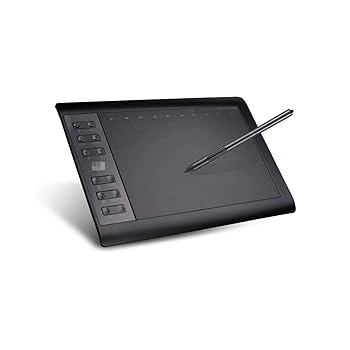 【中古】書き込み経口避妊薬 ラップトップタブレットの利得のデジタルタブレットパッシブペン10x6inグラフィック絵を描くこと経口避妊薬8192レベルデジタルタブレ