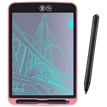 【中古】LCDの執筆タブレット、デジタル描画ボード電子書くの落書き、携帯用ロックキー、消しゴム消しゴム、自宅の学校のオフィス、黒、12inch,ピンク,8.｜AJIMURA-SHOP