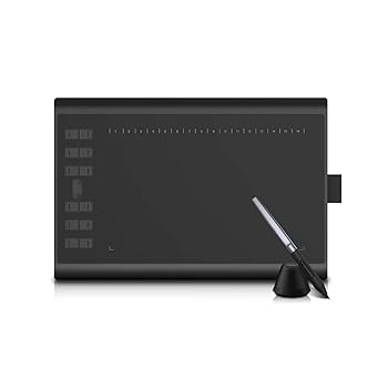 【中古】グラフィックタブレット グラフィック描画タブレットマイクロUSB 12エクスプレスキーデジタル塗装電池式パッシブペン 手書きに適しています (色|AJIMURA-SHOP