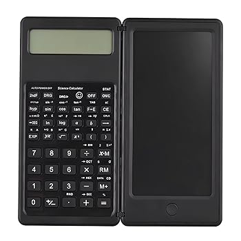 【中古】スタイラスペンの折りたたみ科学計算機タブレットデジタル描画パッド LCD.書き込みボード消去ボタンロック10桁のディスプレイをロックします (Co