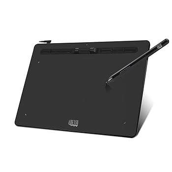 【中古】Adesso 大型グラフィック絵を描くこと経口避妊薬パッド 10 x 6in 8192気泡管水準器 バッテリーフリーペン スクロール車輪付き添い人6つのカスタマイズ能力のあるな