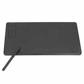 【中古】【未使用】グラフィックス描画タブレット、スタイラスペン付き、12ショートカットキー8192レベル圧力感度グラフィックスタブレットデジタル描画タブレット