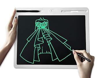 【中古】大型LCDライティングタブレット 16インチ ホワイトフレーム&グリーンインクカラー、スタンドアロン電子描画&メモ取りパッド、デジタル落書きまた|AJIMURA-SHOP